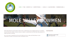 Desktop Screenshot of molevalleybowmen.org